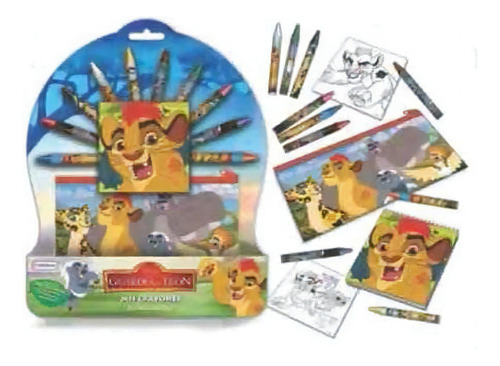 Mis Crayones Set De Coloreo The Lion Guard Tapimovil 6911