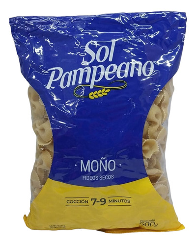 Fideos Sol Pampeano Moños 500grs