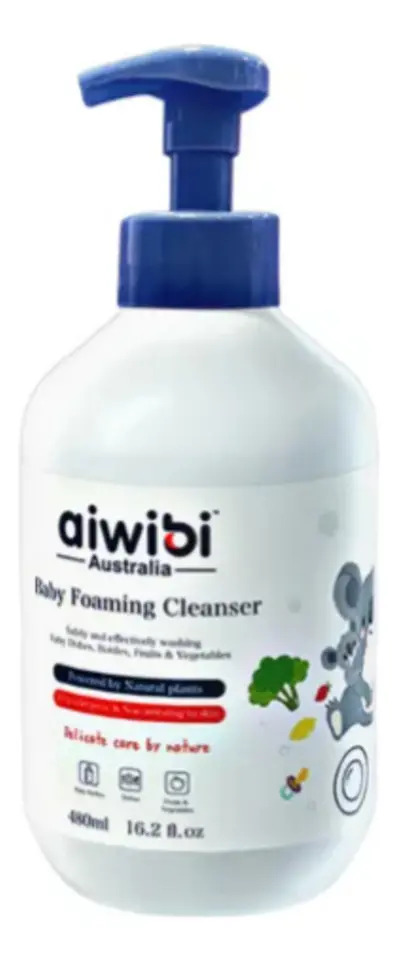 Limpiador Biberones Mamaderas Frutas Verduras Aiwibi 480 Ml