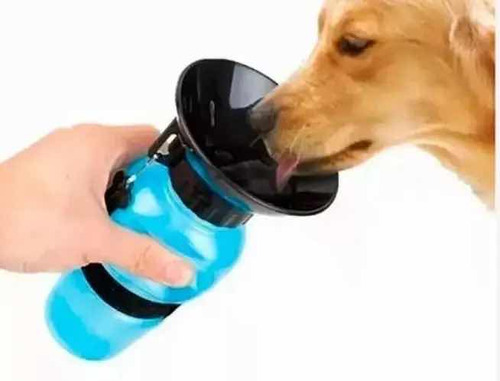 Botella De Agua Portátil Para Perro Dispensa Bebedero Paseo