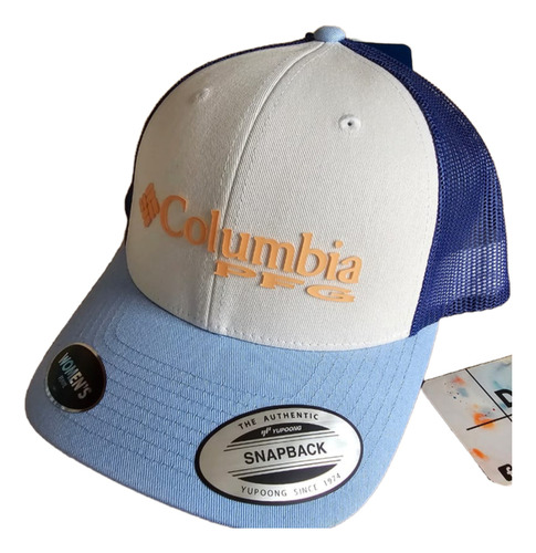 Gorro Columbia Snapback Modelo Mujer Pfg Mesh Ball Original