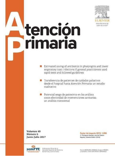 Revista Atención Primaria 07 / 2017  