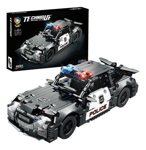 Juego Set Armable Construcción Carro De Policía 487 Piezas