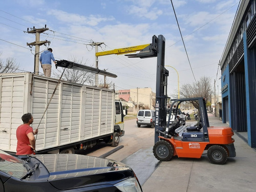 Imagen 1 de 10 de Grúa Extensible Carga Autoelevador (angulo Fijo Horizontal)