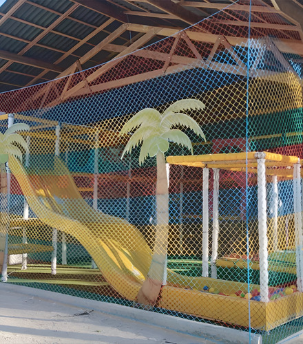 Rede Kid Play Malha 5 Polietileno Color 64mts2 20.00x3.20mts