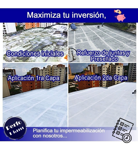 Imagen 3 de 5 de Impermeabilizante Liquido Para Techos