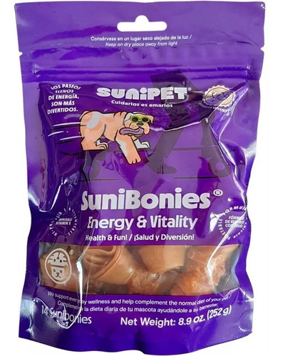 Sunipet Sunibonies Energy & Vitality 252 Grs