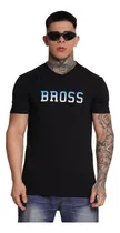 Comprar Remera Bross London Estampa Con Relieve Bross En Degradee