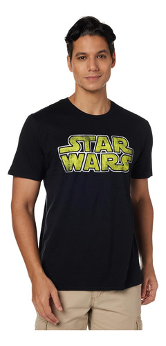 Star Wars Camiseta Clásica Vintage Simple Con Logo De Star W