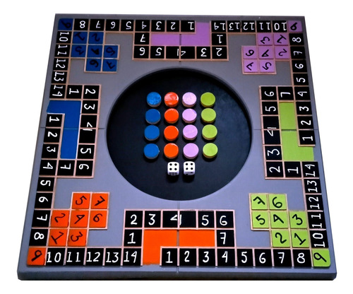 Poliana Poleana Juego De Mesa Tablero Solido Grey Skp Livock