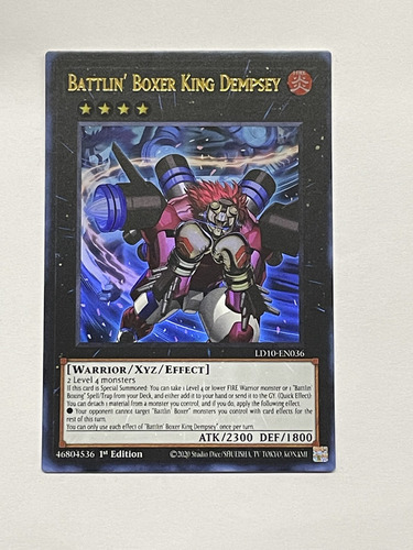 Battlin' Boxer King Dempsey Ultra Yugioh