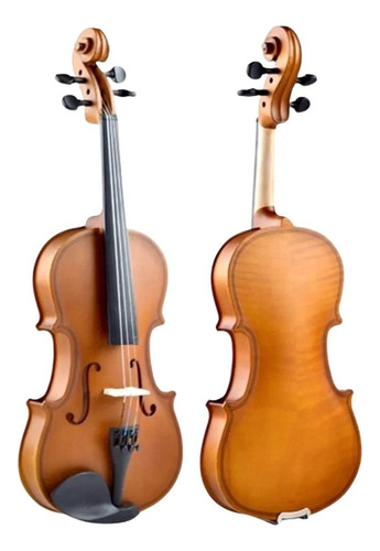 Violín 4/4 Deviser Maple Atigrado, Acabado Mate, Accesorios Color Caoba Mb