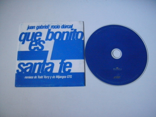 Juan Gabriel & Rocío Dúrcal Cd Single Que Bonito Es Santa Fe