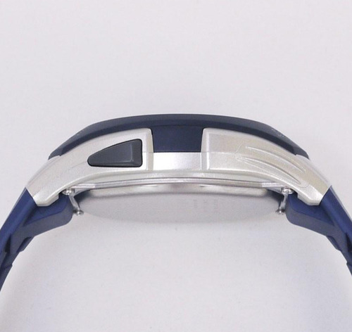 Remate Especial De Relojes Casio: Últimas Piezas En Oferta. Correa Azul marino Bisel Plateado Fondo Ámbar str-300c-2c