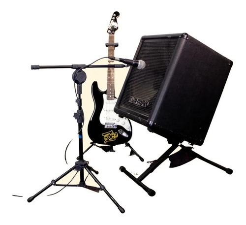 Imagem 8 de 10 de Pedestal Para Microfone Profissional Com Gatilho + Cachimbo