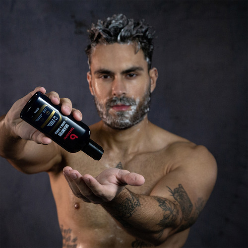 Shampoo Para Barba, Cabelo E Bigode Bozzano 200ml