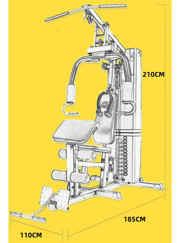 Gimnasio Multifuncional Uso Rudo Multiestacion Brazo Pierna
