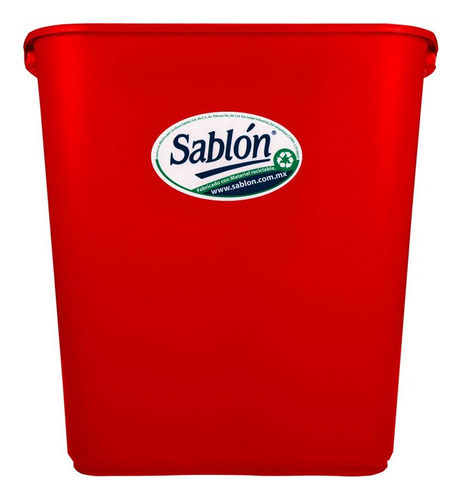 Bote de basura Sablón JUMBO 26Lrojo 2 unidades