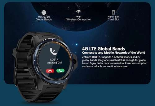 Zeblaze Thor 5 Relógio+cel -4g- Lançamento