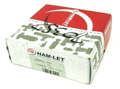 New Sealed Ham-let H6800ssl1/4pst Valve H6800ssl14pst Bbx