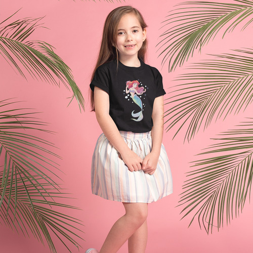 La Sirenita Playera Infantil Ariel Princesas Disney Oficial