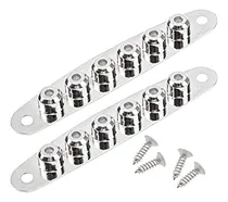 Comprar 2pcs Yootones Guitar String Through Plate Guitar Bridge Stri