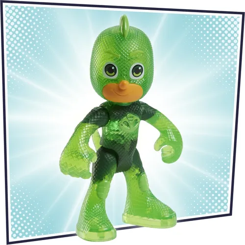 Pj Masks Gekko Vehículo Luminoso + Figura Hasbro