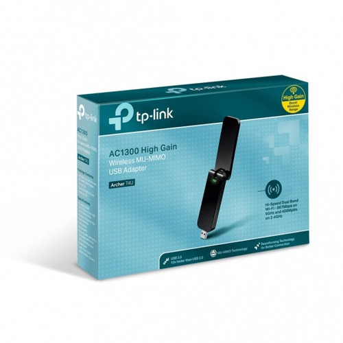 Adaptador Tarjeta Red Wifi Usb Archer T4u Ac1300 Tp-link