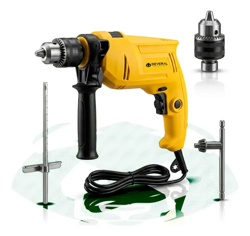 Furadeira De Impacto Profissional 1/2 Pol 13mm 750w Tbf750 Função Reversa Controle de Velocidade Several
