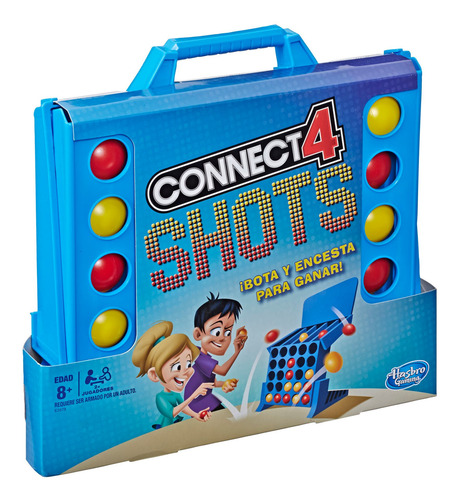Imagen 4 de 5 de Hasbro Gaming Juego De Mesa Connect 4 Shots