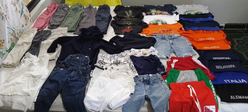 Lote De Ropa Surtida Usada Para Niño Talla 1 A 3 Años 