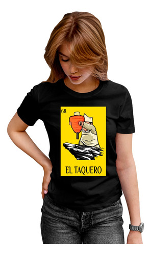 Playeras Panda Del Juego De Loteria Mexicana El Taquero B