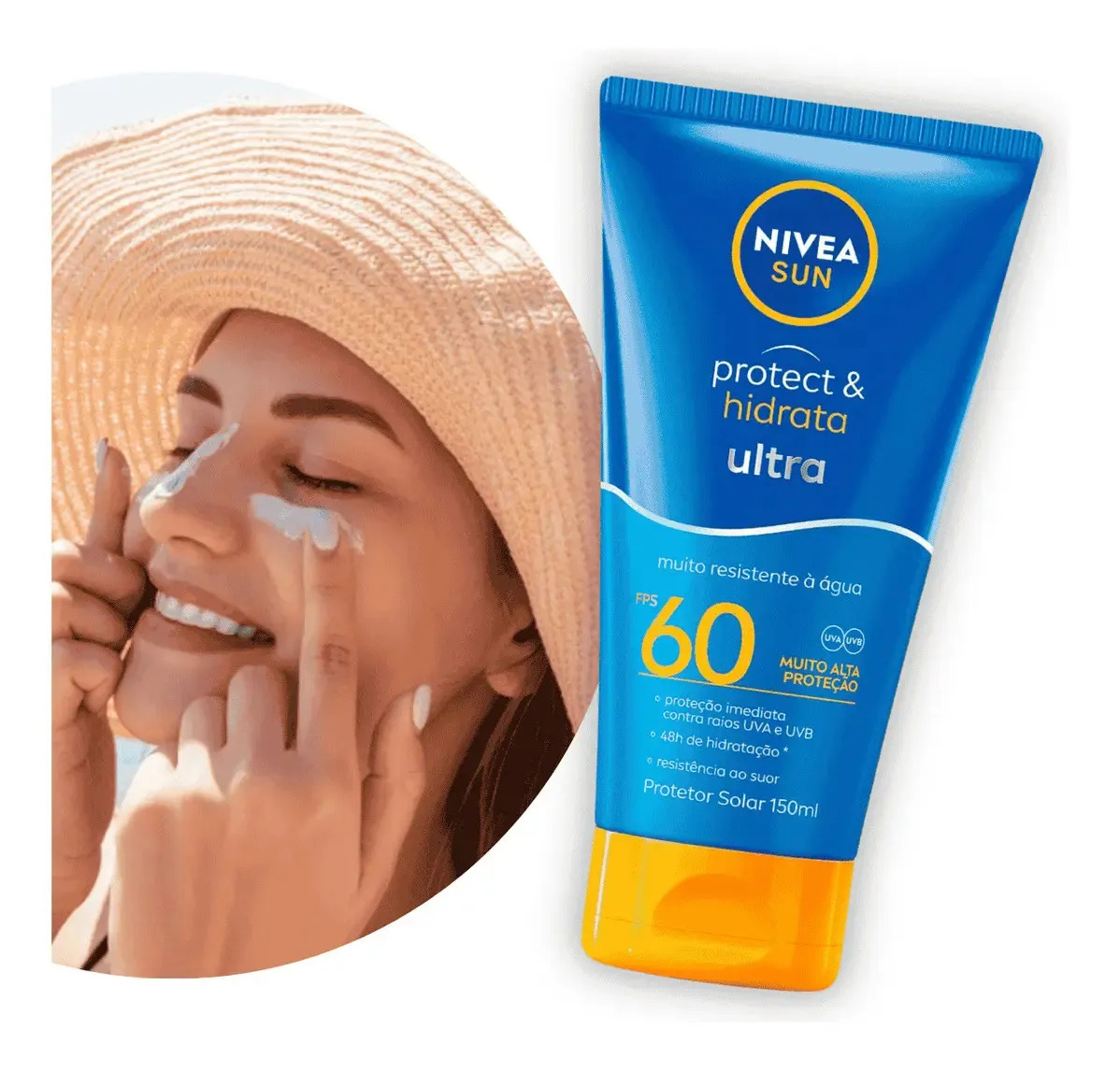 Nivea Sun Protetor Solar Protect Hidrata Ultra Fps 60 150ml