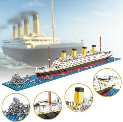 Juego De Construcción De Modelos De Barco Titanic, 1878 Piez