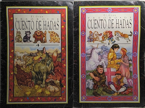 Lote De 2 Libros Infantiles El Gran Tesoro De Cuento De Hada