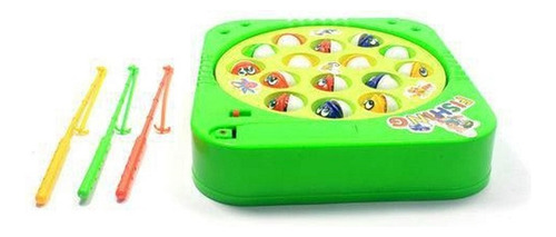 Brinquedo Pescaria Divertida C/ 15 Peixes E 4 Varas + Pilha