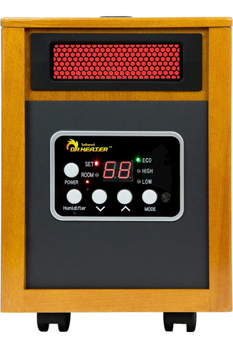 Calentador Infrarrojo Portátil Humidificador, 1500watt