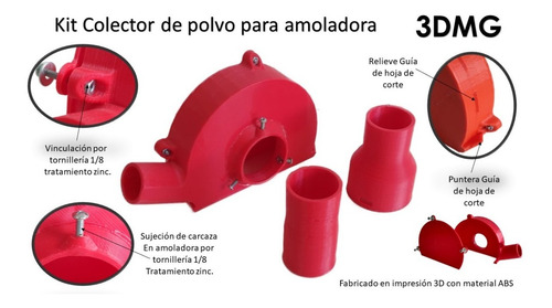 Acanaladora Para Amoladora De 4 Y 5 Pulgas Piso Y Pared. Blanco 60hz