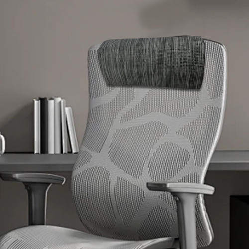 Cabeza Reclinable De Almohada De Almohada De Gris Negro