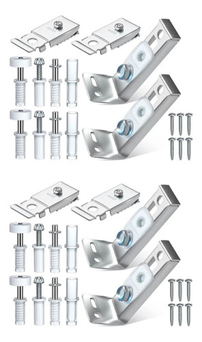 Kit De Reparación De Herrajes Para Puertas Plegables, 4 Piez