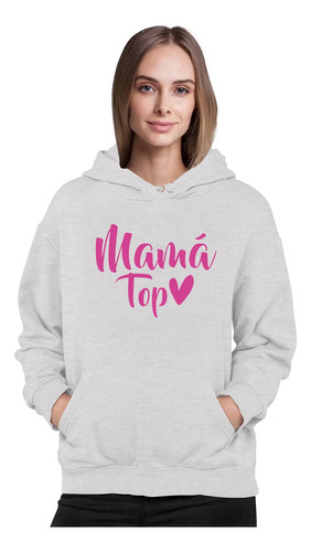 Poleron  Mama Top Dia De La Madre Mama Genial Top Mom Mama Regalo