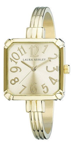 Reloj Mujer Laura Ashley La31024yg-n Cuarzo 30mm Pulso