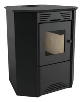 Comprar Estufa, Calefactor Esquinero A Leña De Alto Rendimiento, Metávila 790exp - Hasta 91m2 - Sistema De Doble Combustión, Ecológico Y Seguro - Color Grafito