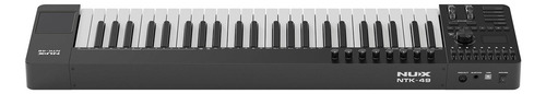 Teclado Controlador Midi 49 Teclas Fader Trackpad Nux Ntk-49