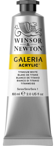 Tinta Acrílica Winsor & Newton Galeria 60ml Titanium White