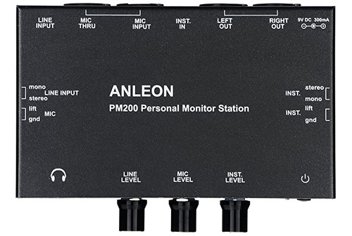 Anleon Pm200 personal Monitor Estación Multicanal Mezclad.