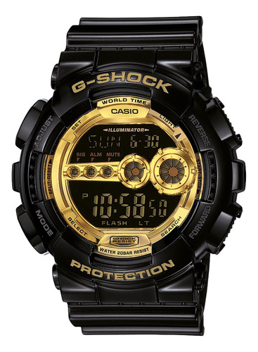 Reloj G-shock Gd-100gb-1d Resina Hombre Negro