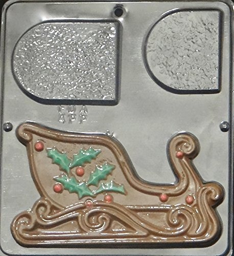 Molde - Christmas Sleigh 2 Mold Assembly Chocolate Candy Mol