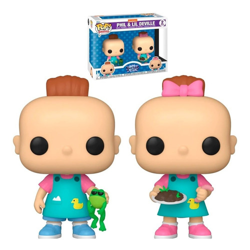 Funko Pop Original Rugrats 2pack Phil Y Lil Deville 