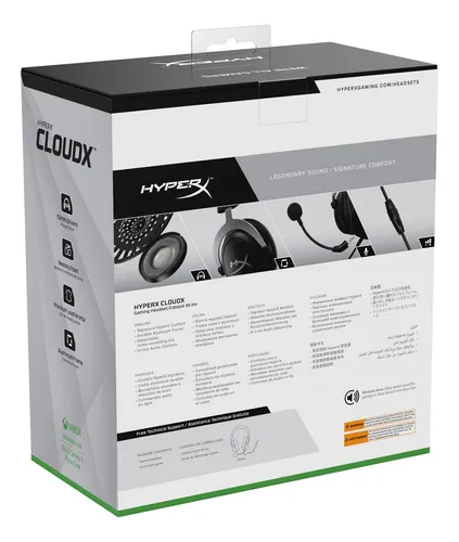 Auriculares Para Juegos Hyperx Cloudx Official Xbox Para Xbo